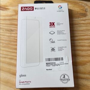 ZAGG InvisibleShield Glass Screen Protector for Google Pixel 7a - White